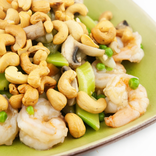 36. Shrimp with Cashew Nuts