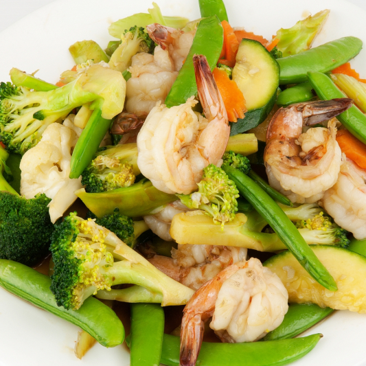 37. Shrimp with Mixed Vegetables