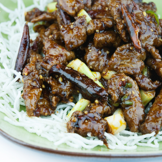 27. Mongolian Beef in Satay Sauce