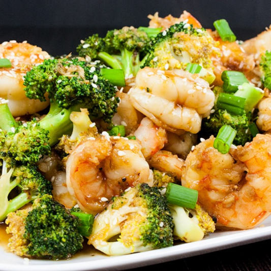 93. Shrimp with Broccoli