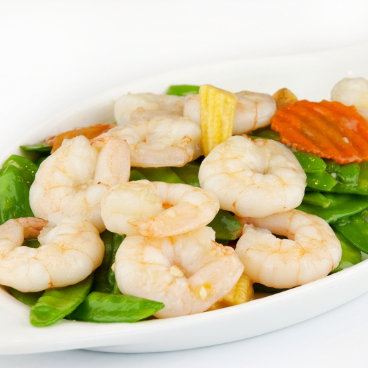 31. Shrimp with Snow Peas
