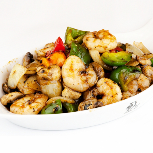 30. Pan Fried Jumbo Shrimp with Black Bean Sauce